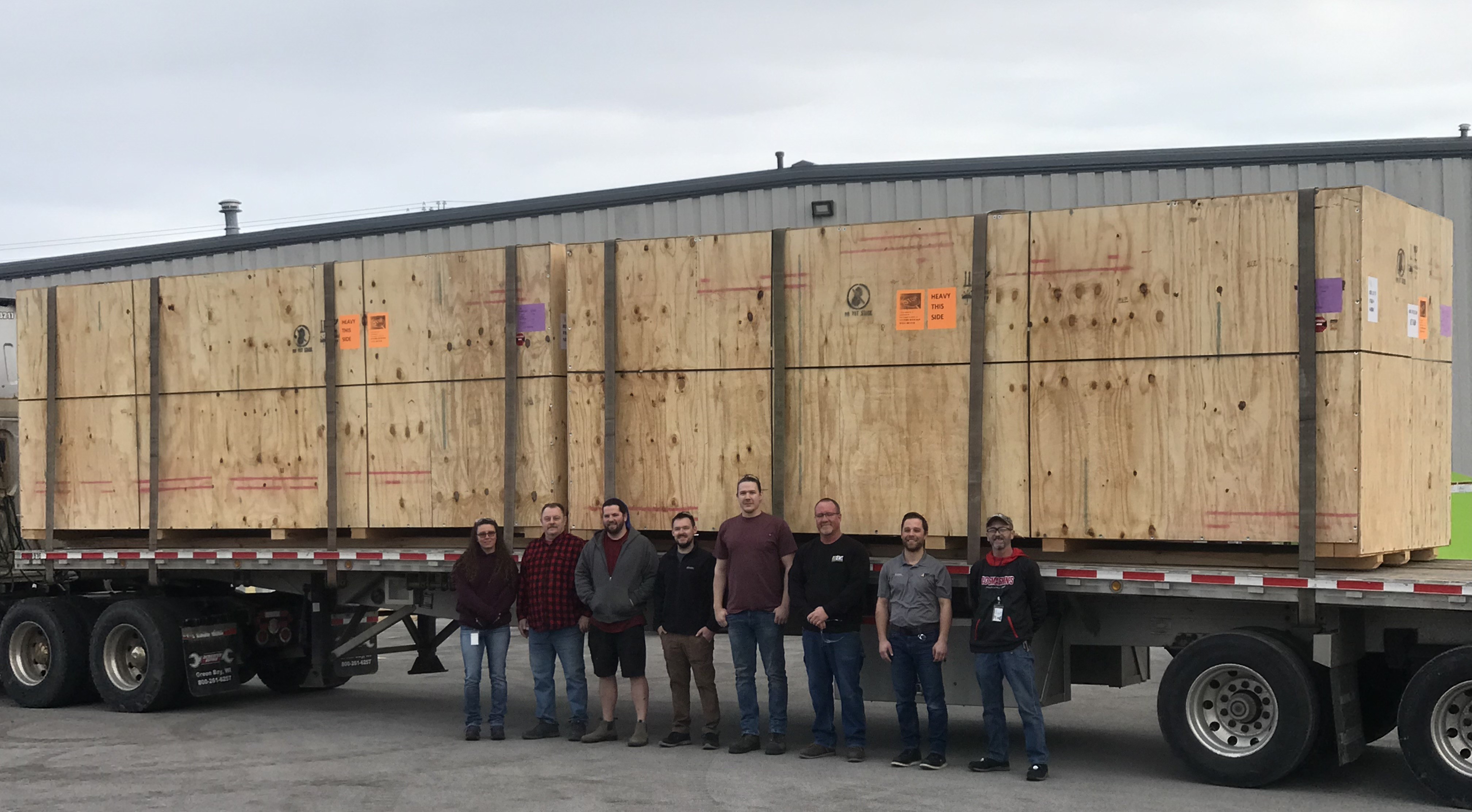 The first completed duplex digital inkjet press from EMT's additional facility located in Green Bay, Wisconsin
